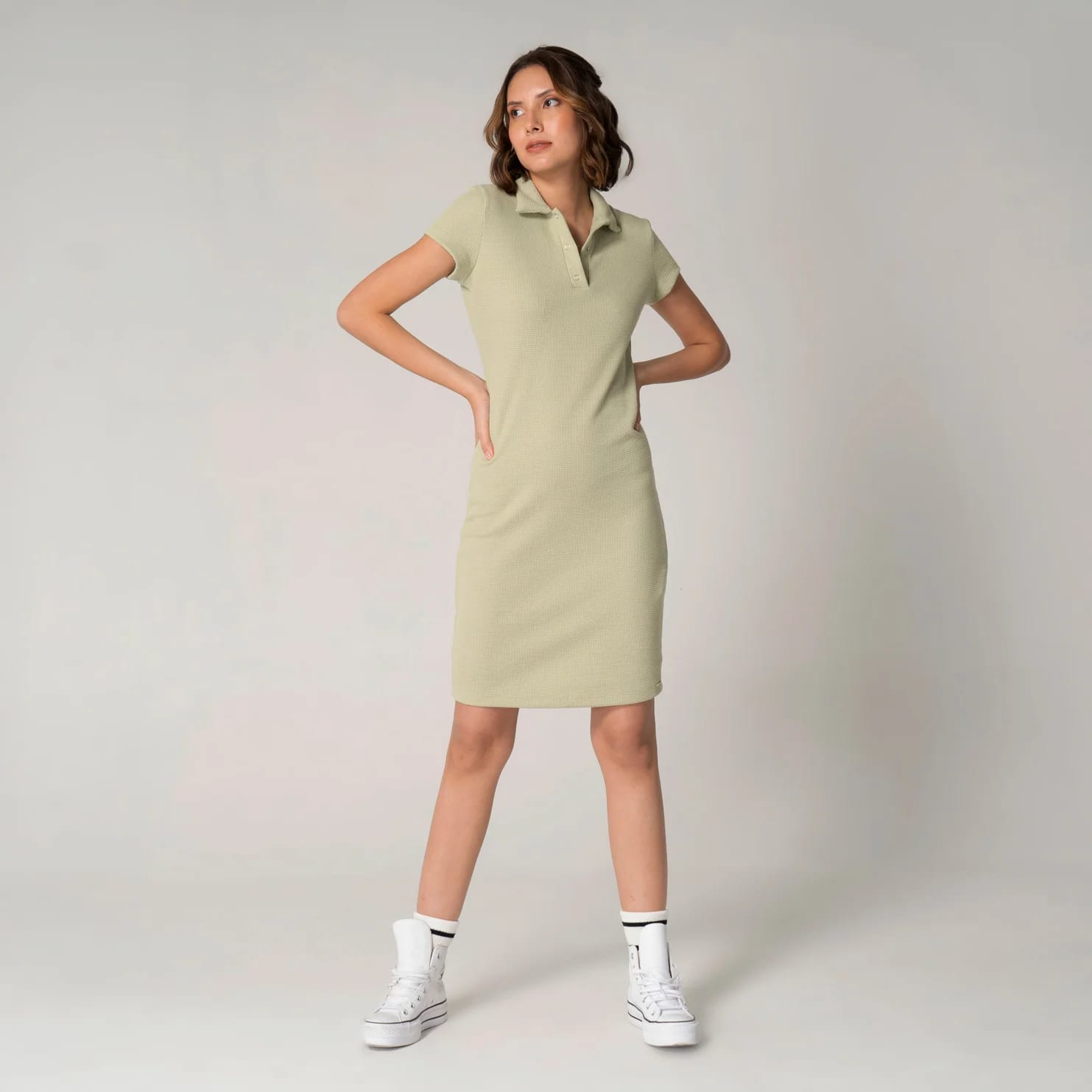 Vestido Slim Cuello Camisero Sport England - imagen 6