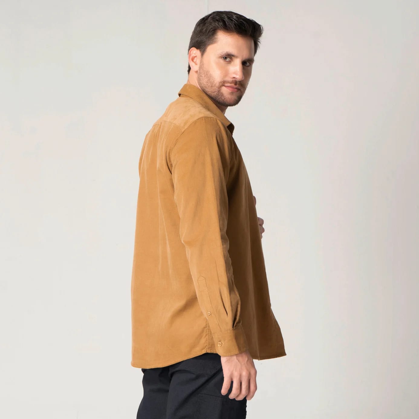 Camisa Slim Unicolor Manga Larga Ford - imagen 22