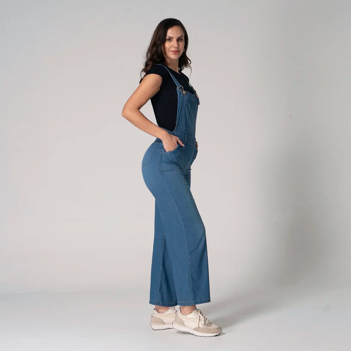 Overol Denim Wide Leg Alakran - imagen 2