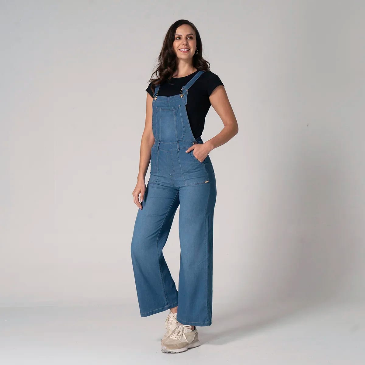 Overol Denim Wide Leg Alakran - imagen 1