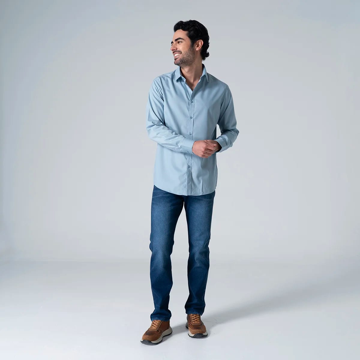 Camisa Formal Unicolor Slim Collyns - imagen 1