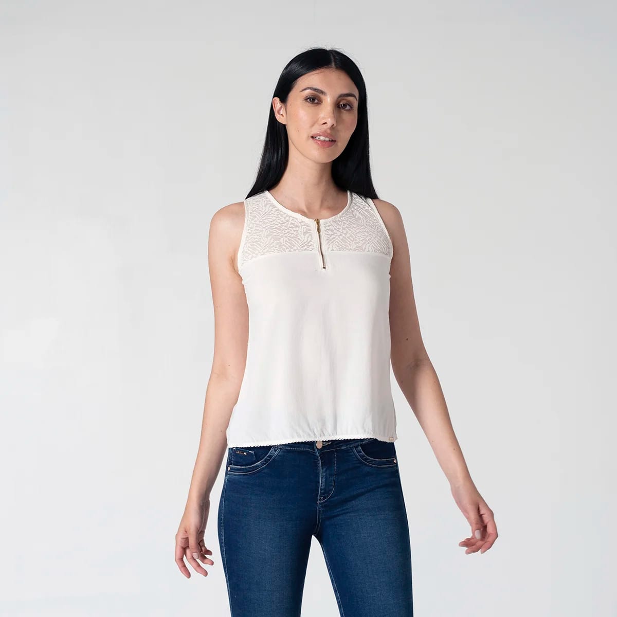 Blusa Slim Manga Sisa Rudi - imagen 7