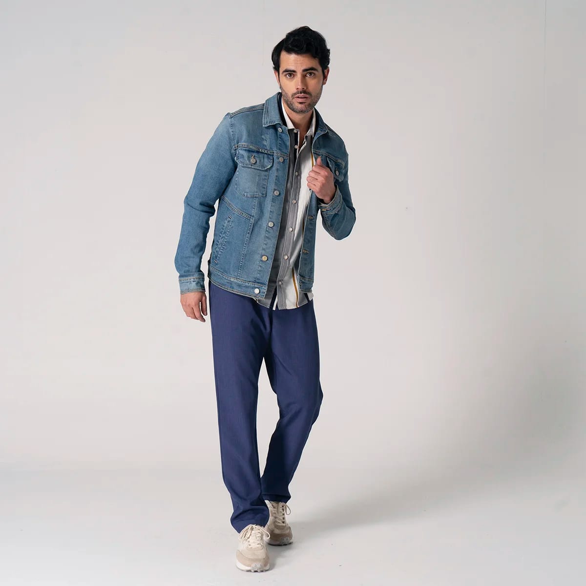 Chaqueta Denim Slim Clasica Italo - imagen 5
