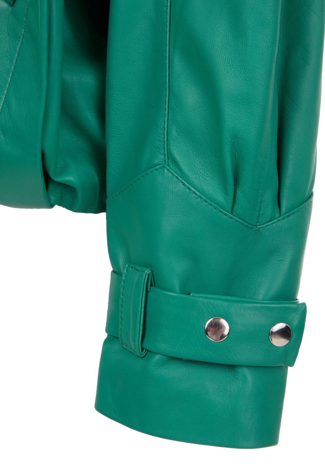 BOMBER LEATHER JACKET - imagen 13