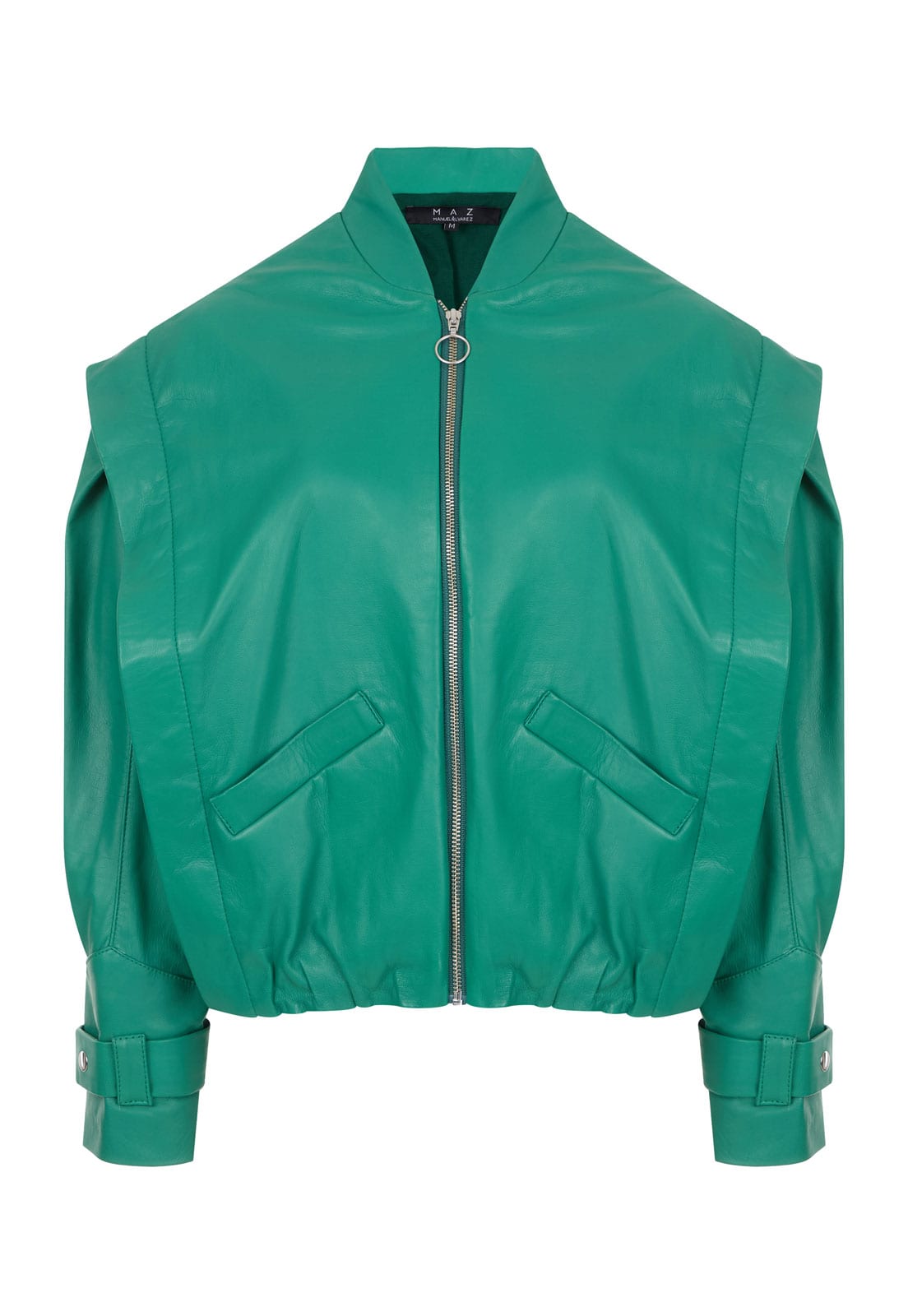 BOMBER LEATHER JACKET - imagen 8