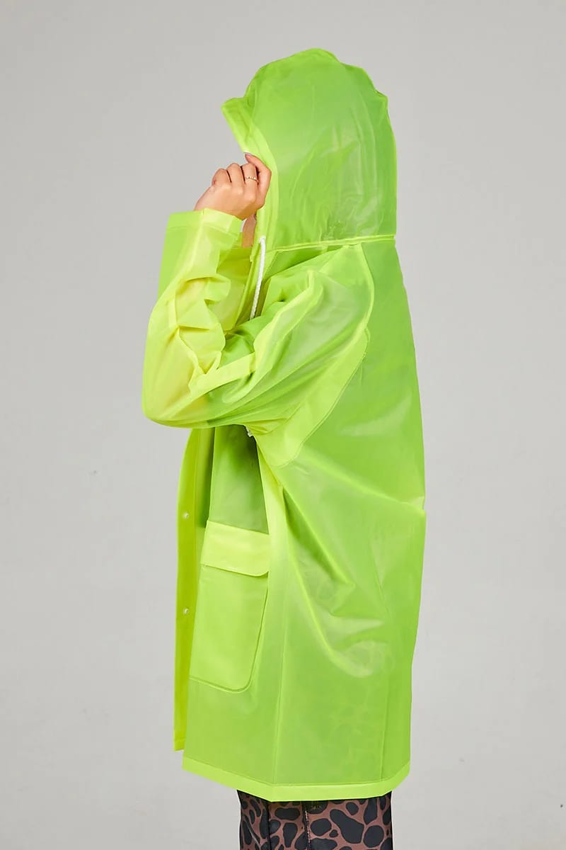 Capa Lluvia Verde Acido - imagen 3