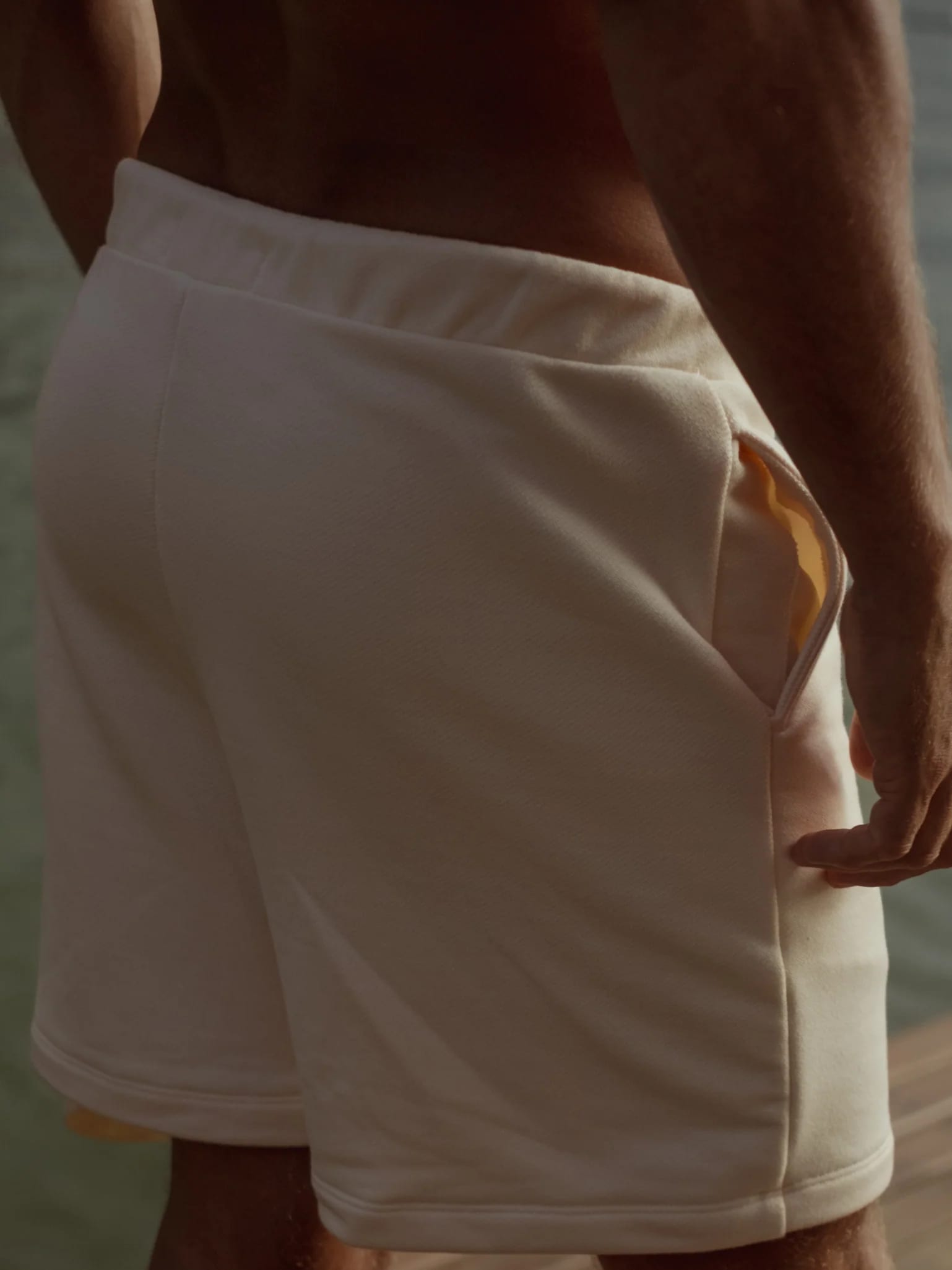 MEN COTTON MINIMAL SHORT - SEA SALT - imagen 26