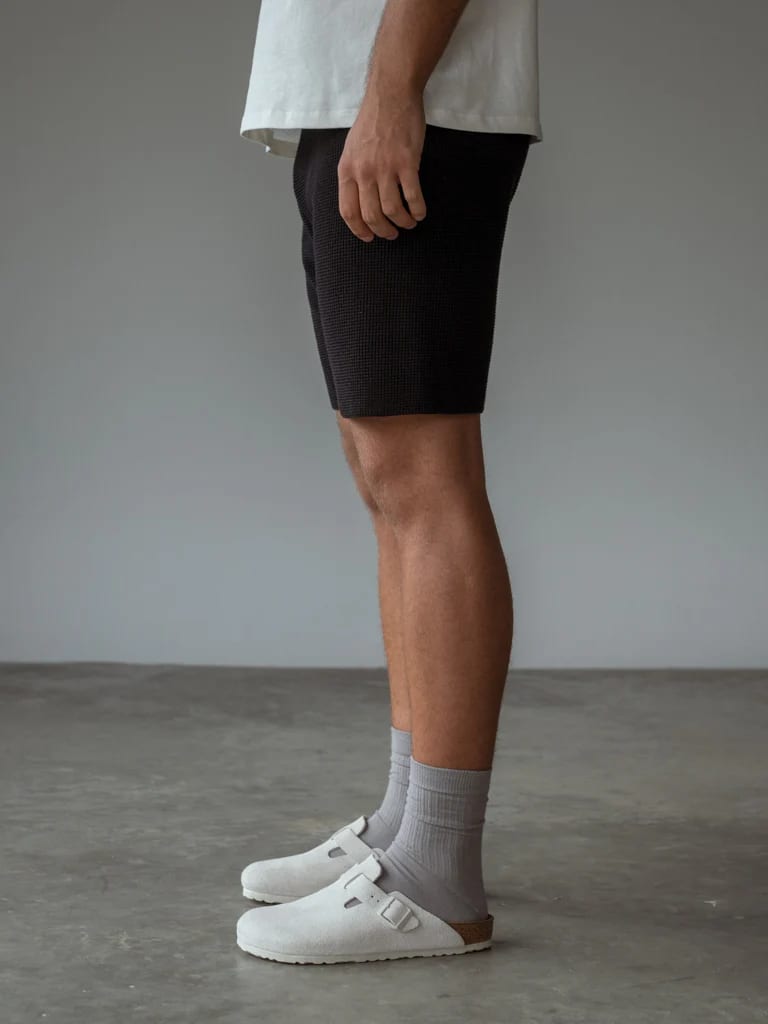 MEN KNIT SHORT - BLACK - imagen 6
