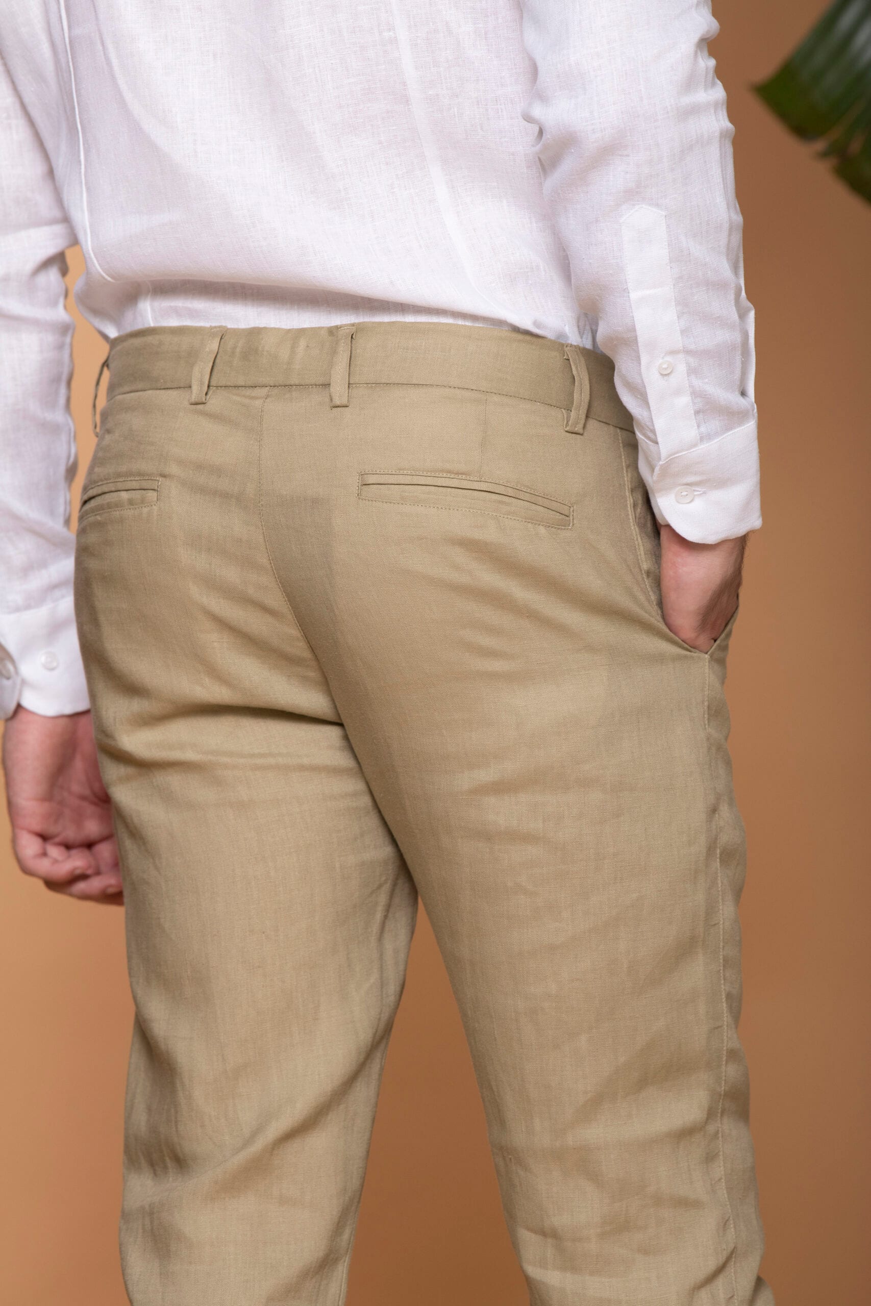 Traje Slim Fit 100% Lino Verde Aloe - imagen 12
