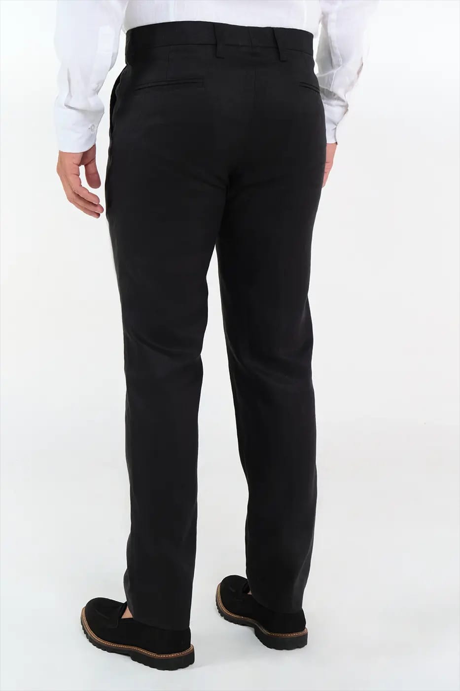 Traje Classic Fit 100% Lino Negro - imagen 2