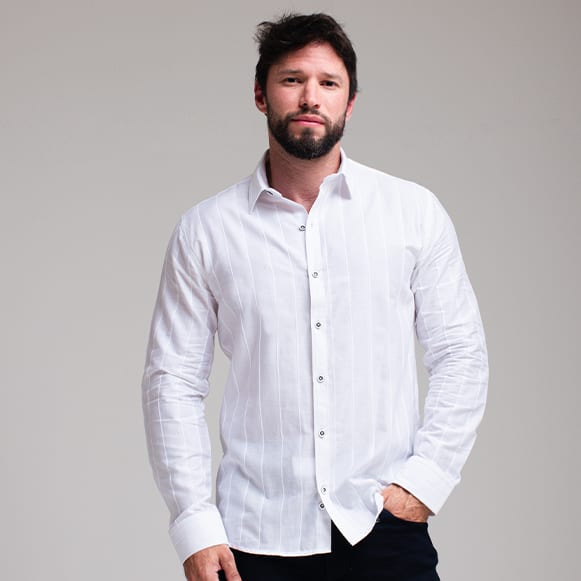 CAMISA ML 100% ALGODON HOMBRE - imagen 14