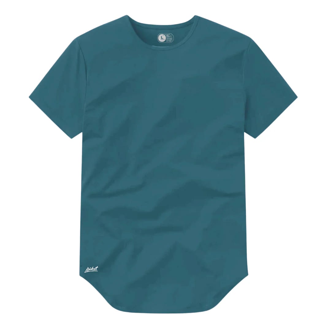 Camiseta Básica Curve Verde Azul - imagen 1