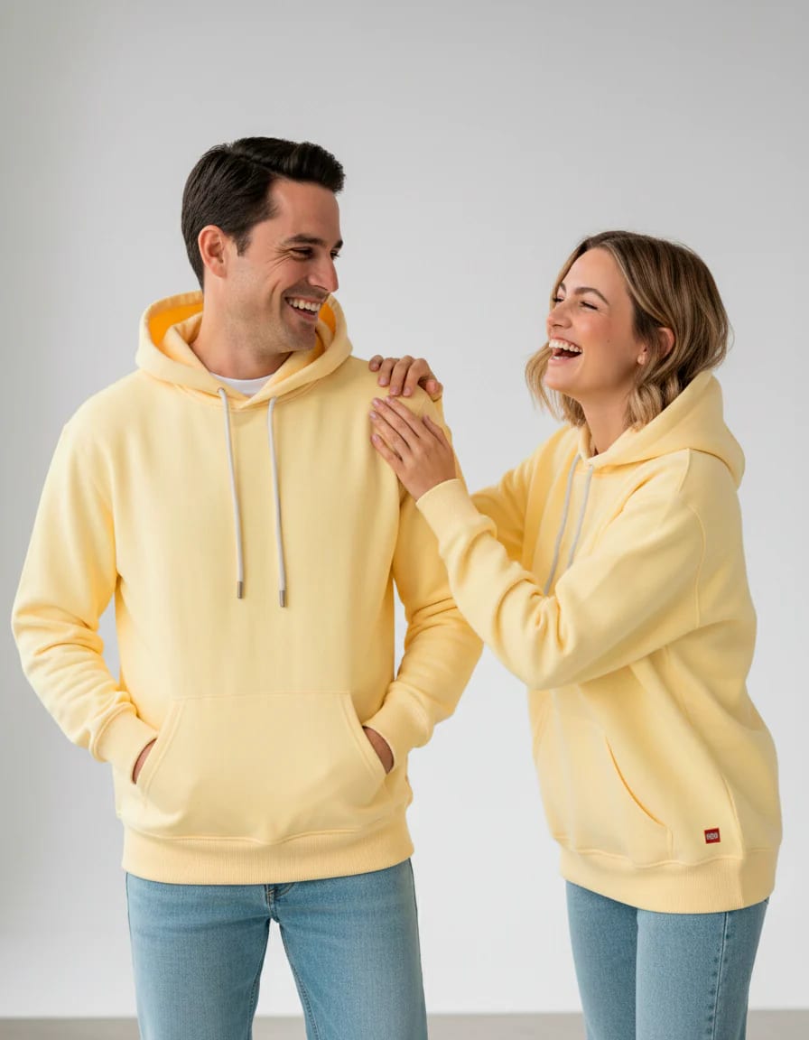 Buzo de Capota Amarillo Sunshine - imagen 2
