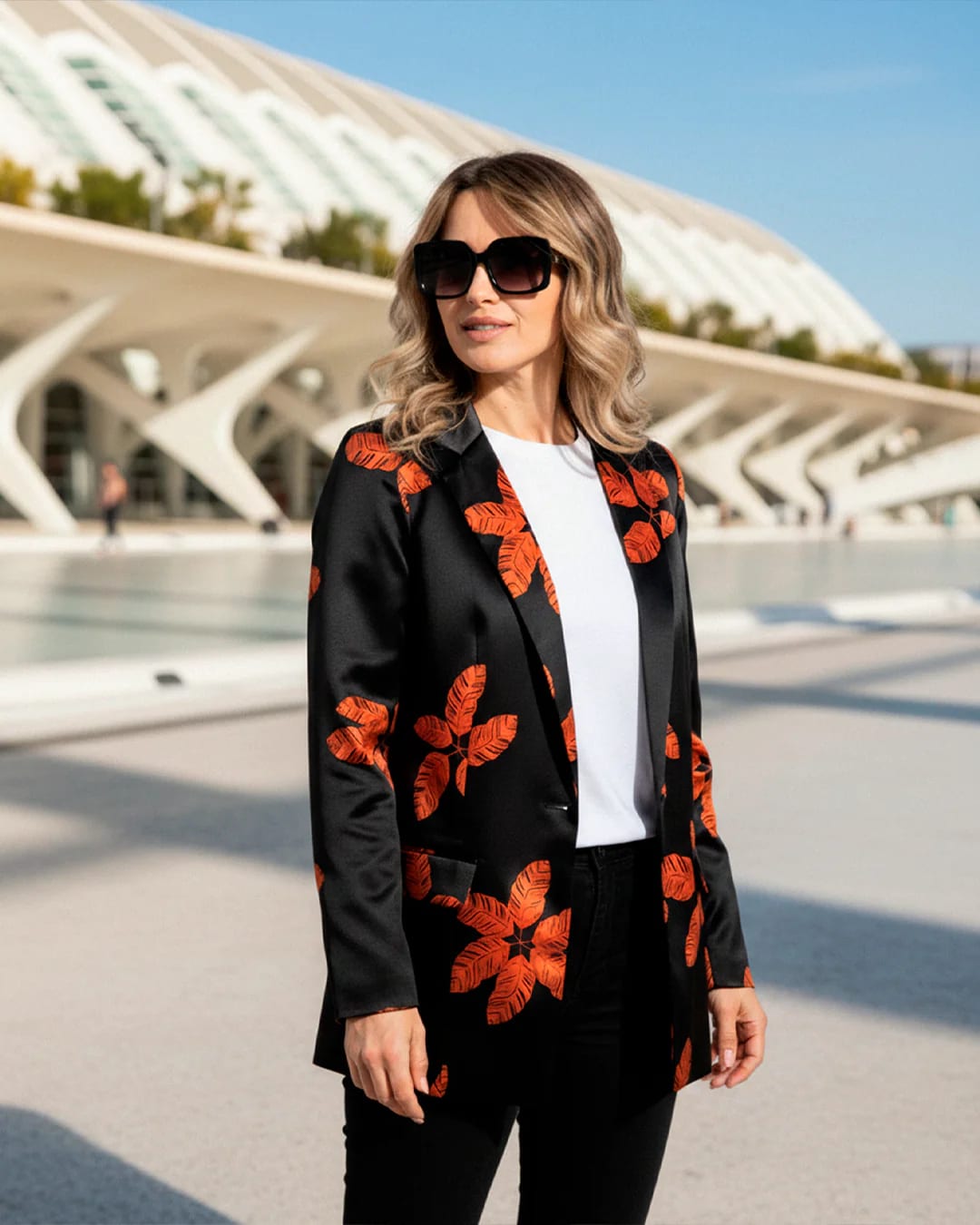 Blazer Flora Negro Cocora - imagen 2