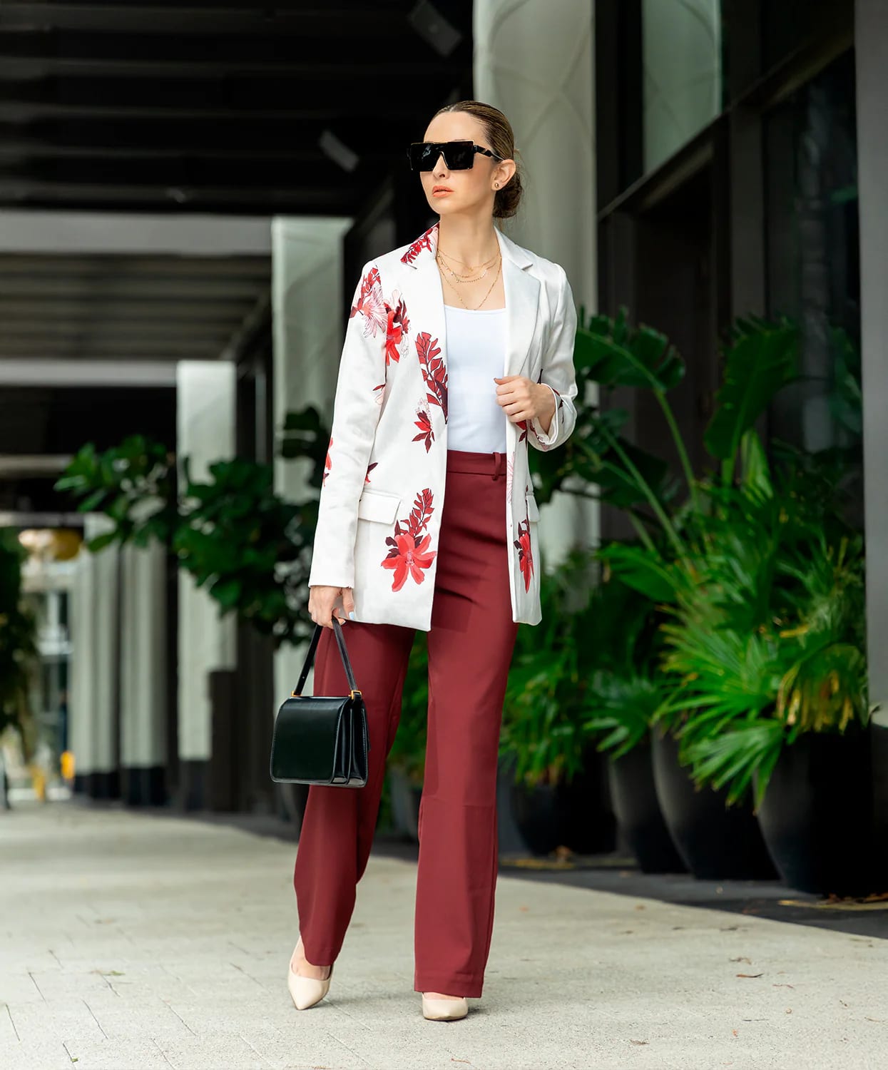 Blazer Flora Marfil Cayeno - imagen 6