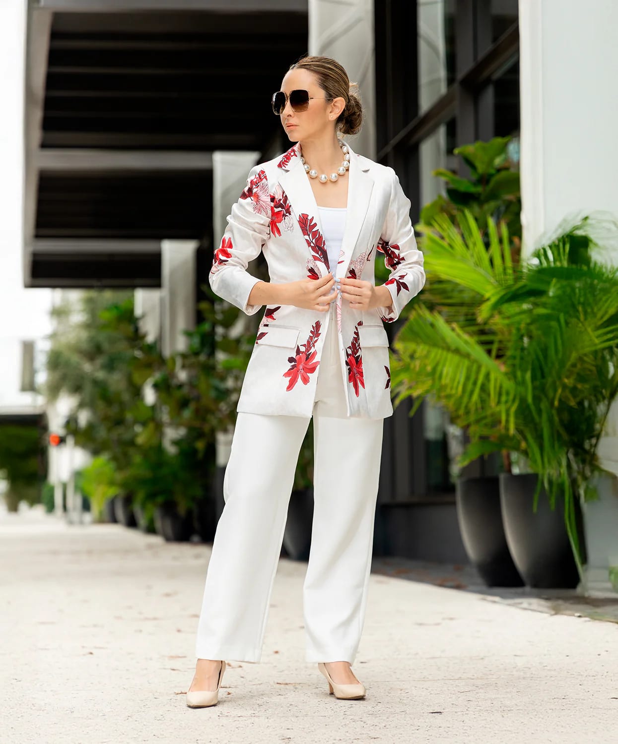 Blazer Flora Marfil Cayeno - imagen 7