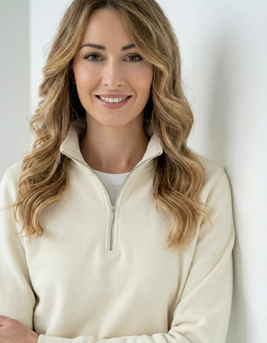 Buzo Cuello alto Mujer Marfil - imagen 6