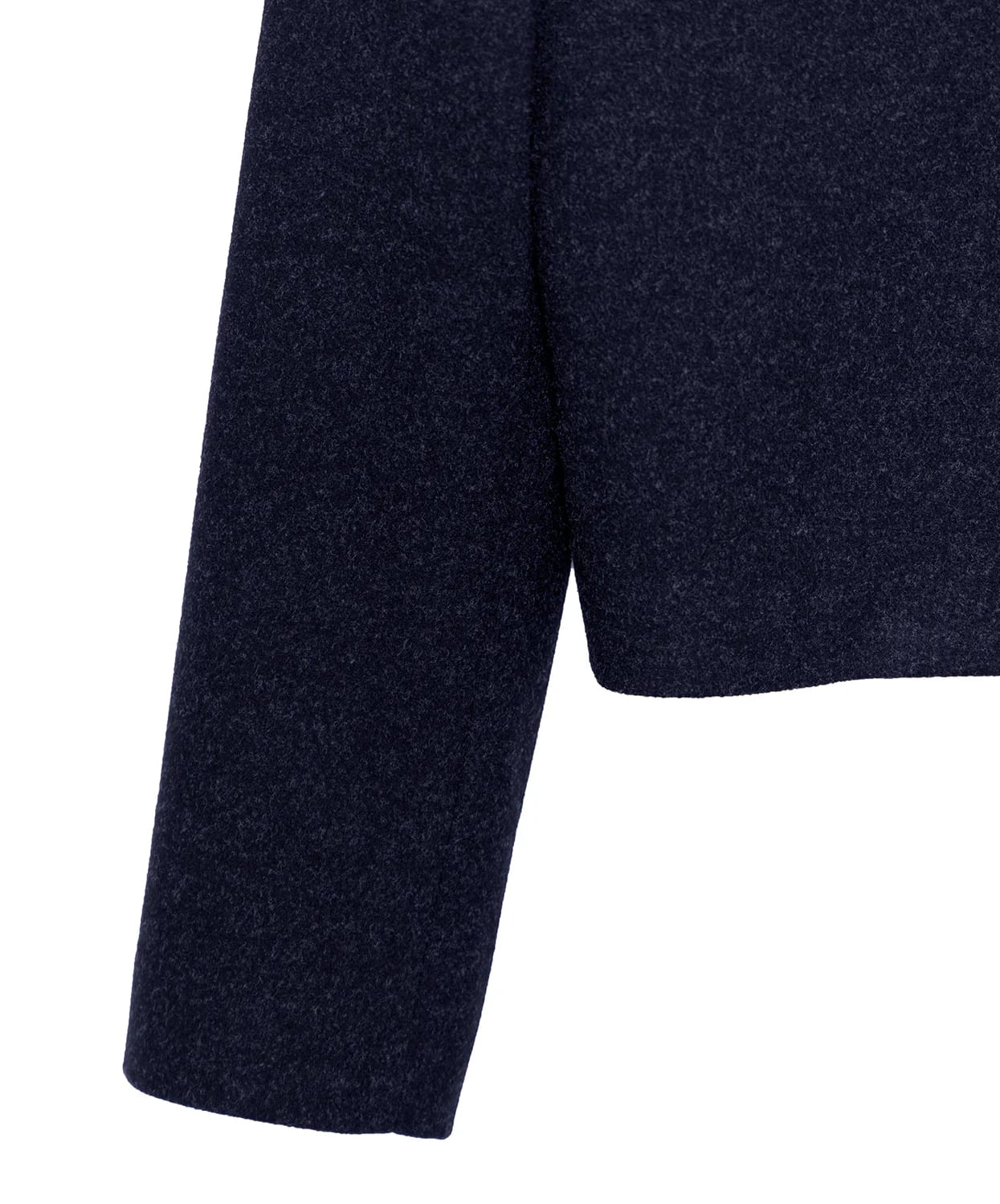 Chaqueta Cropped en Paño Azul Toronto - imagen 7