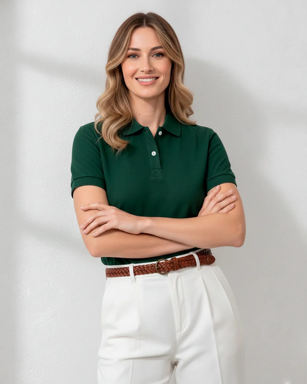 Pack de 2 Polos / Verde Pino + Beige Desert - imagen 13