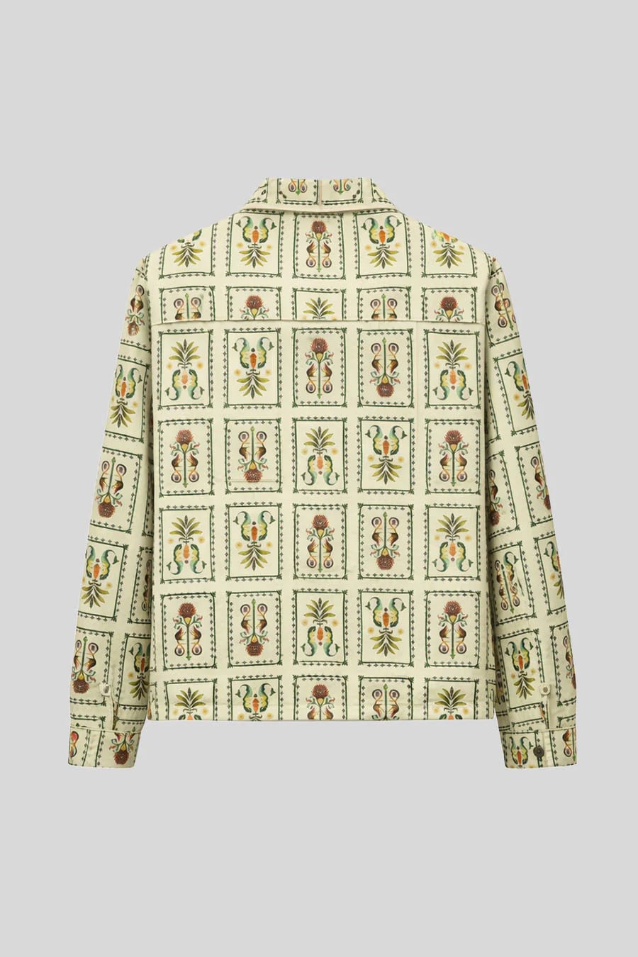 Men's overshirt linen silvan light green - imagen 4
