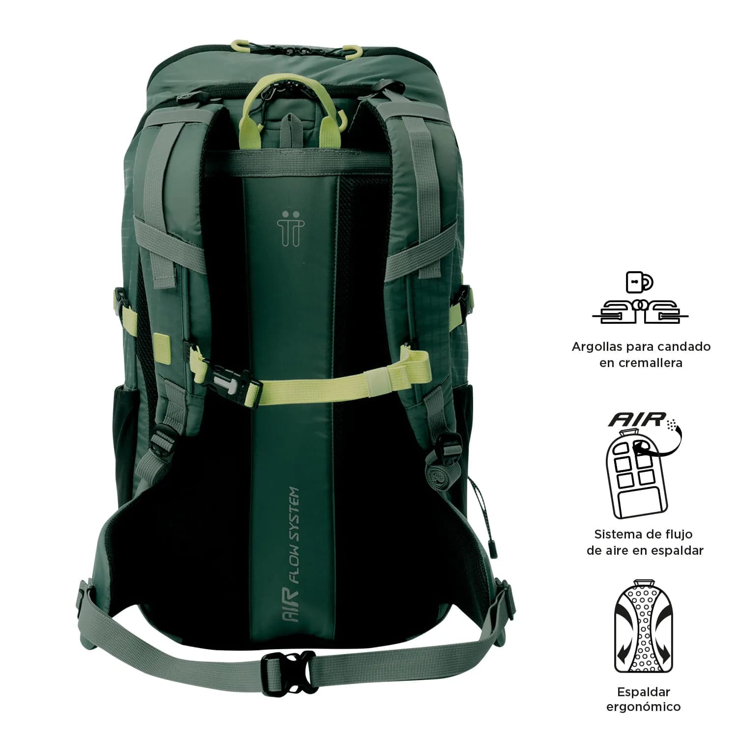 Morral Outdoor Summit 35 Morado con Sistema de Pedernal - imagen 5