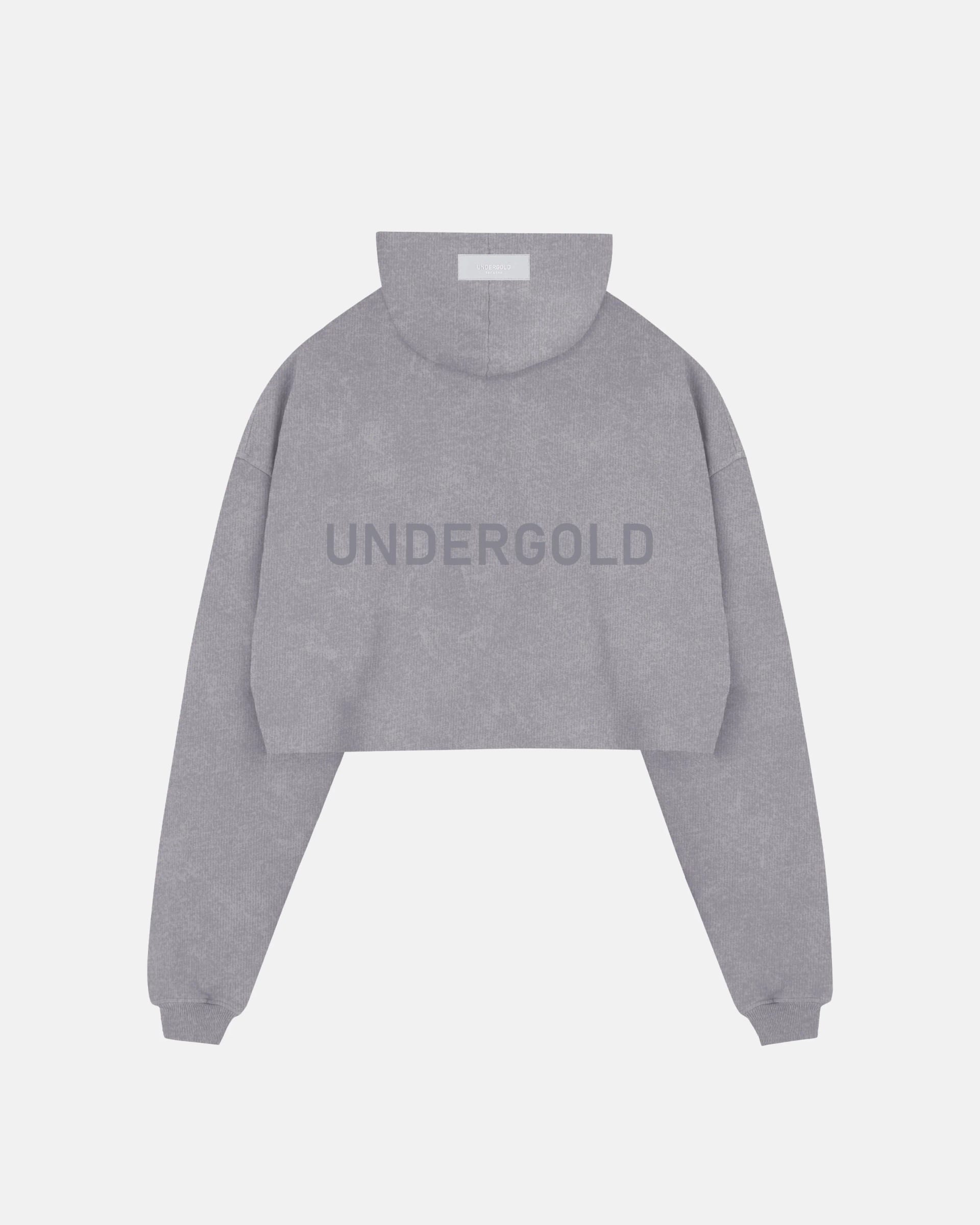 Line logo cropped hoodies - imagen 7