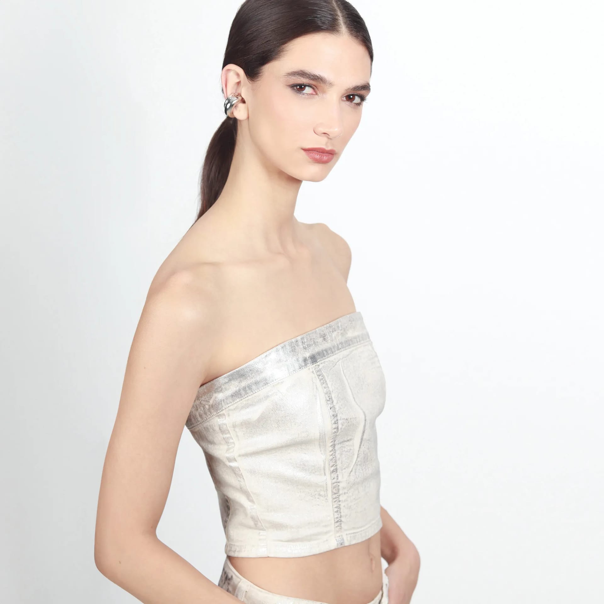 Blusa Cuello Strap Manga Sisa - imagen 31