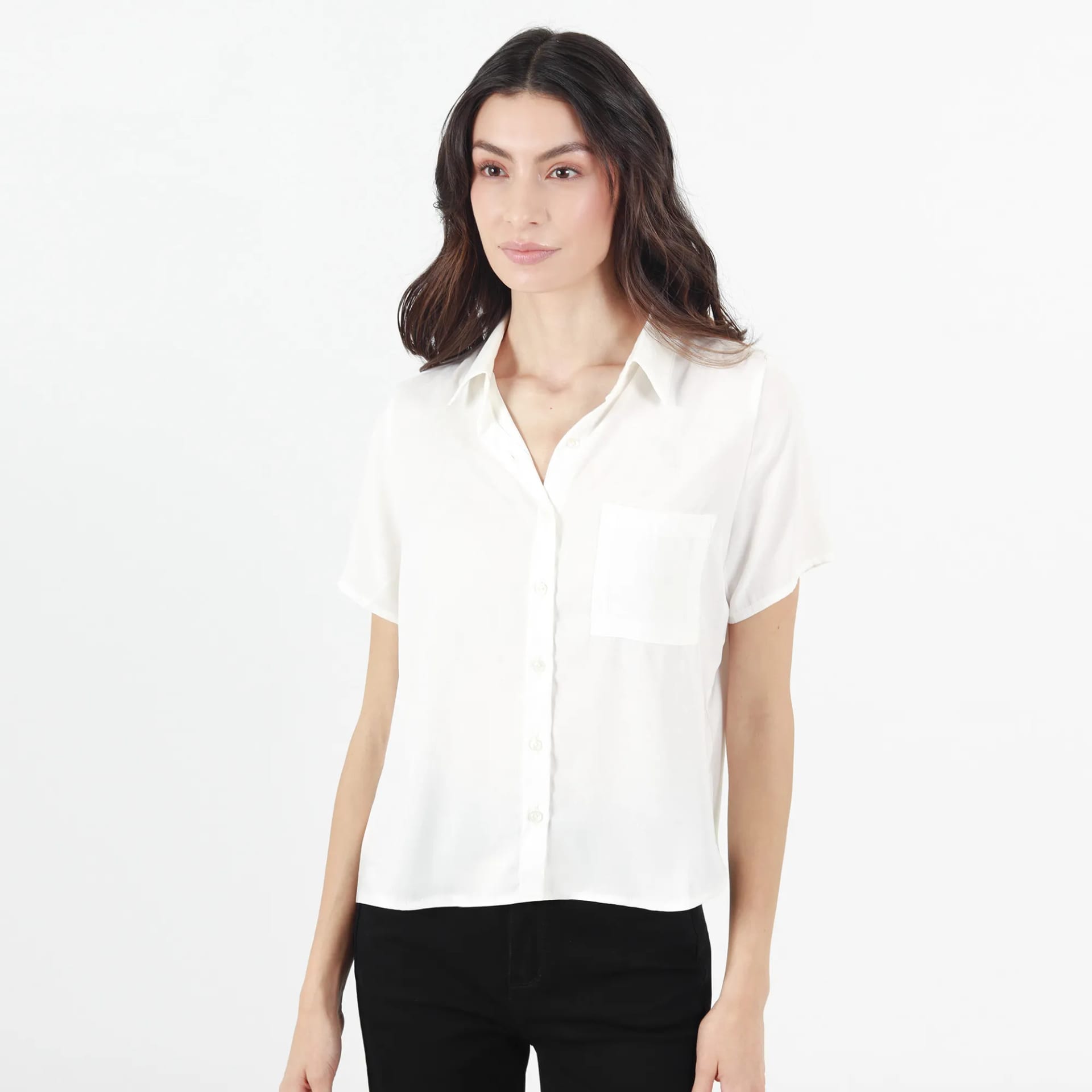 Blusa Cuello V Manga Corta - imagen 31