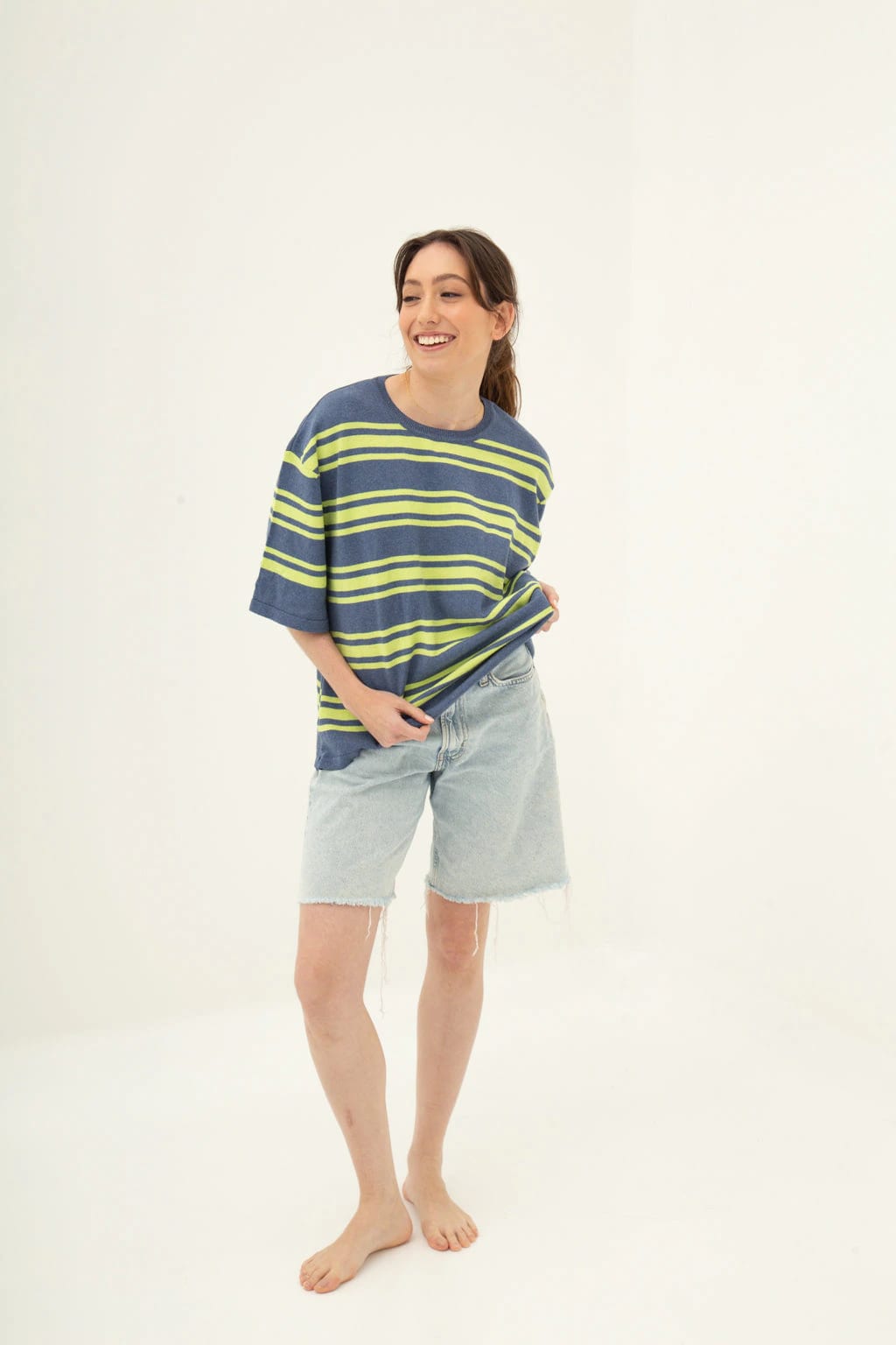 T-shirt Tejida Rayas Biche - imagen 5