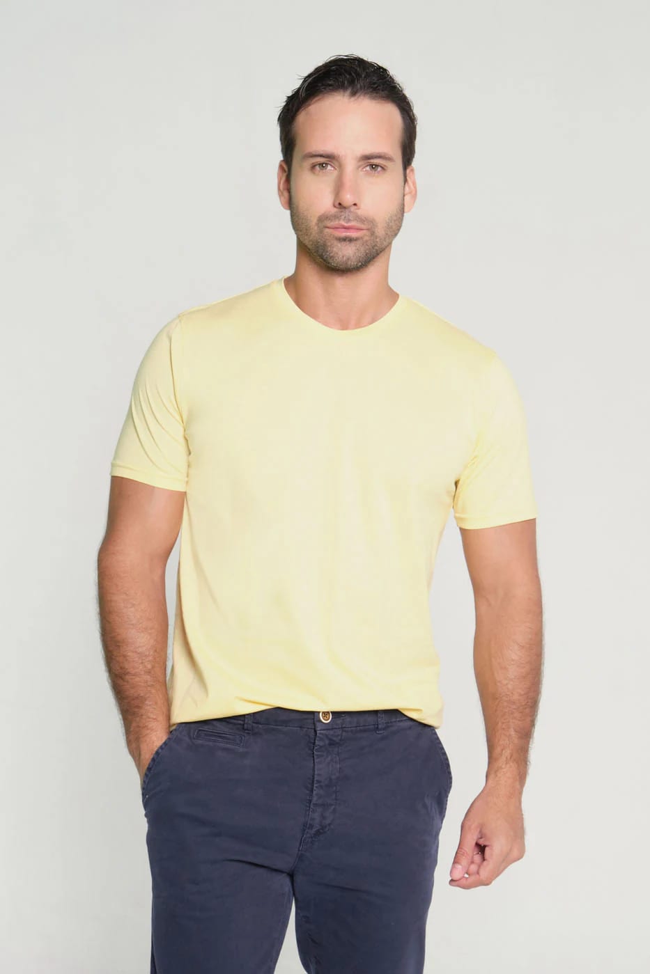 Camiseta T-shirt Amarillo Guinda - imagen 3