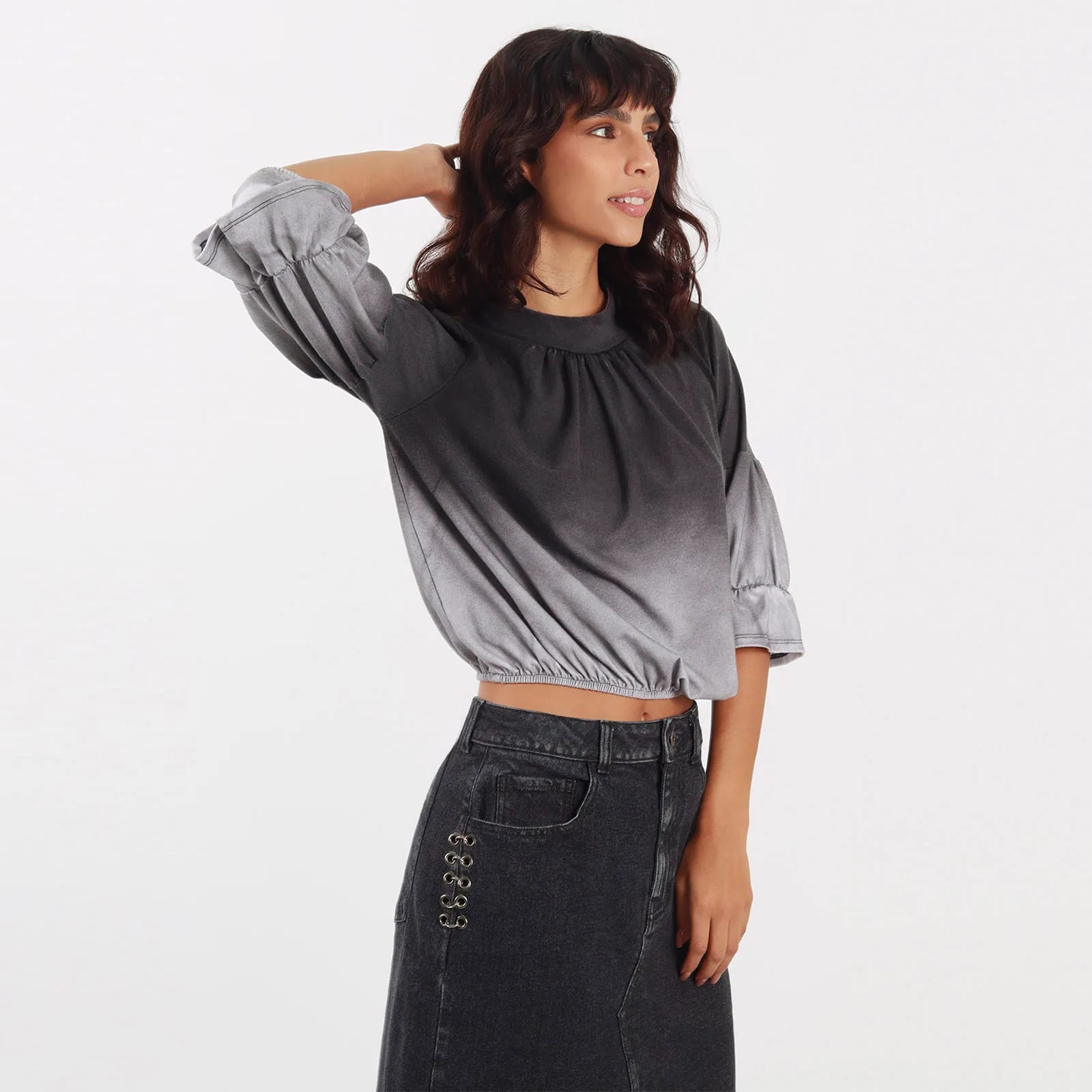 Blusa Cuello Redondo Manga 3cuartos - imagen 22