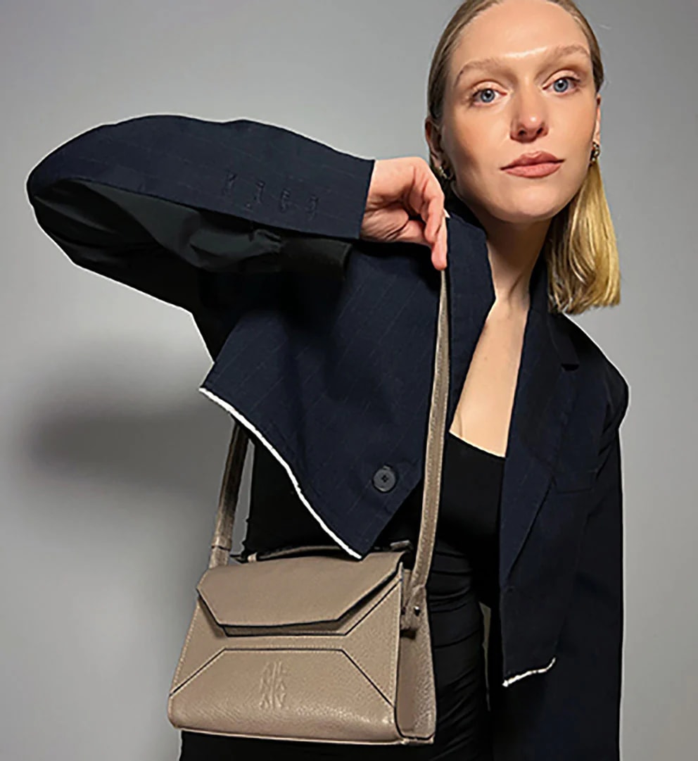 Ana Soft bag Nueva correa Ondas negro - imagen 1