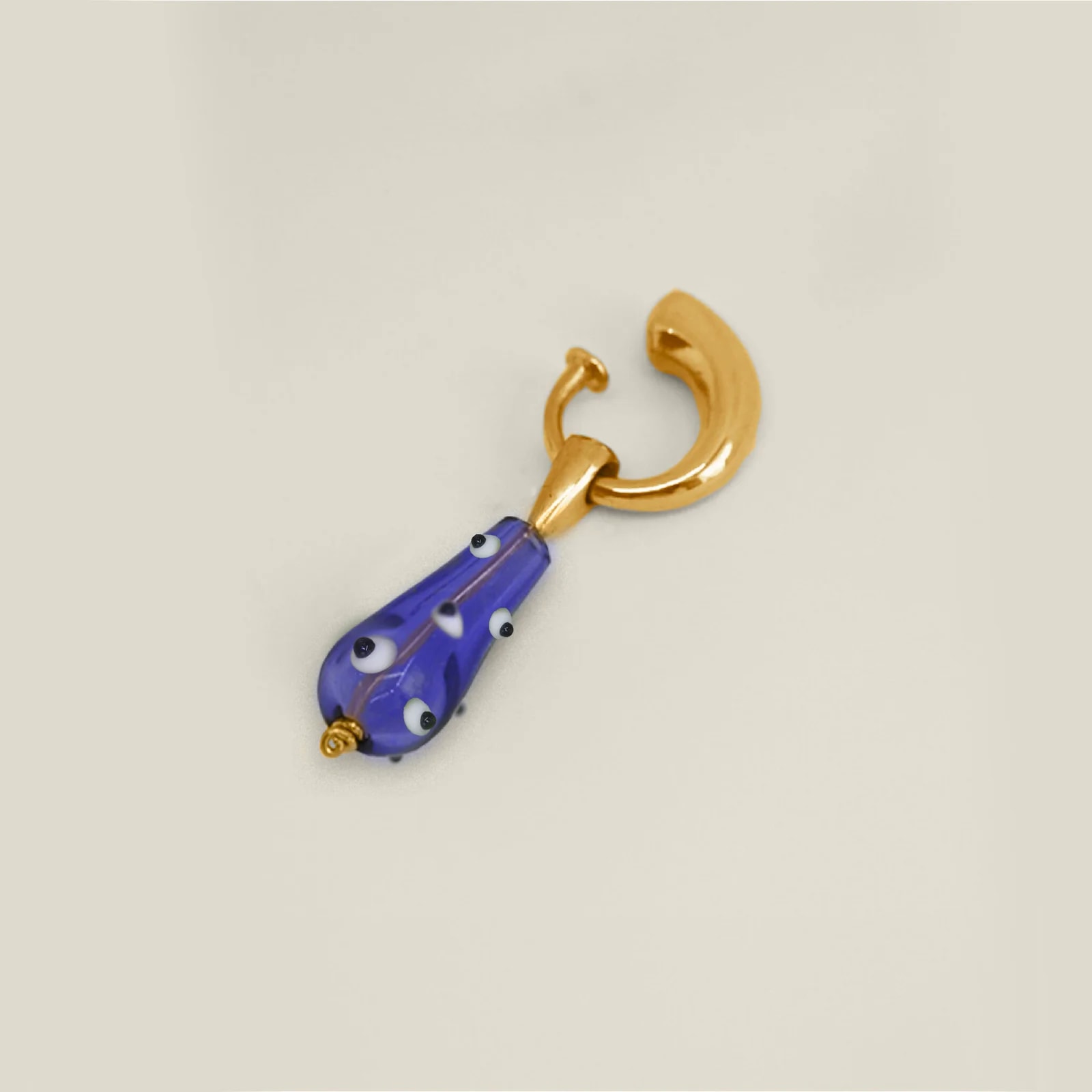 Karu Blue Ear cuff Gold - imagen 1