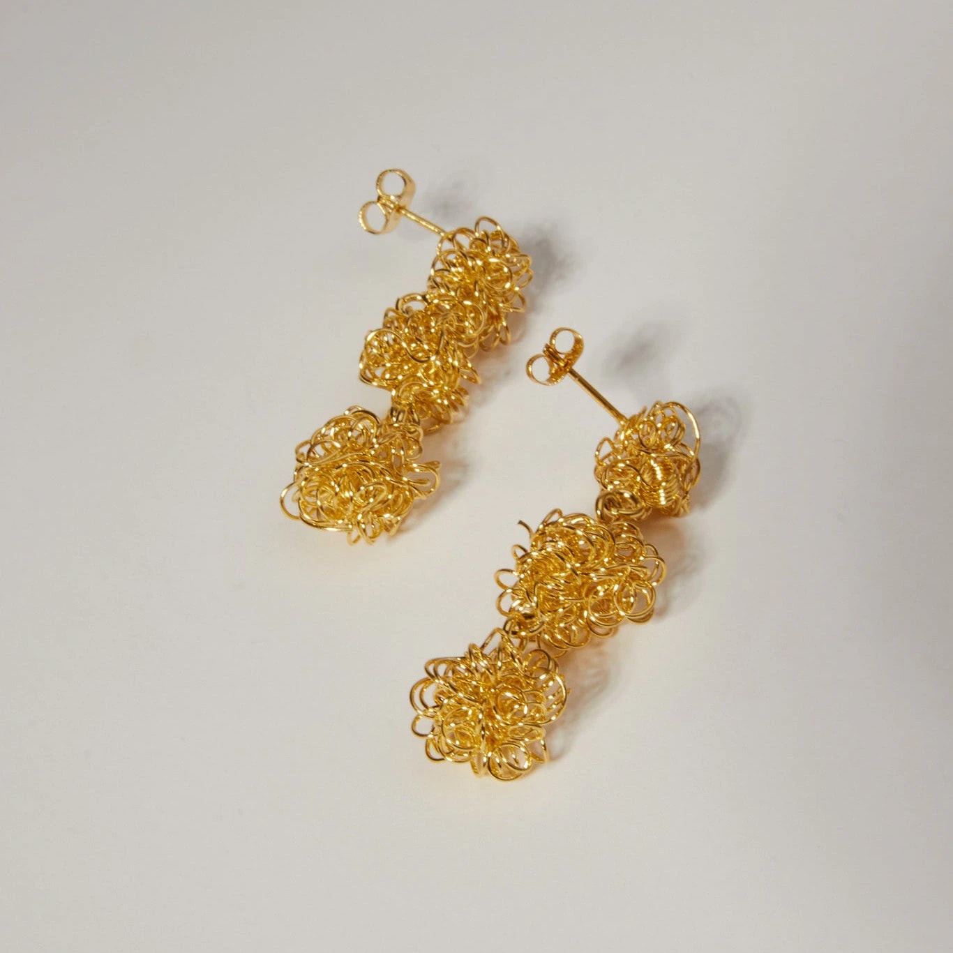 Golden Blossoms Earrings - imagen 1