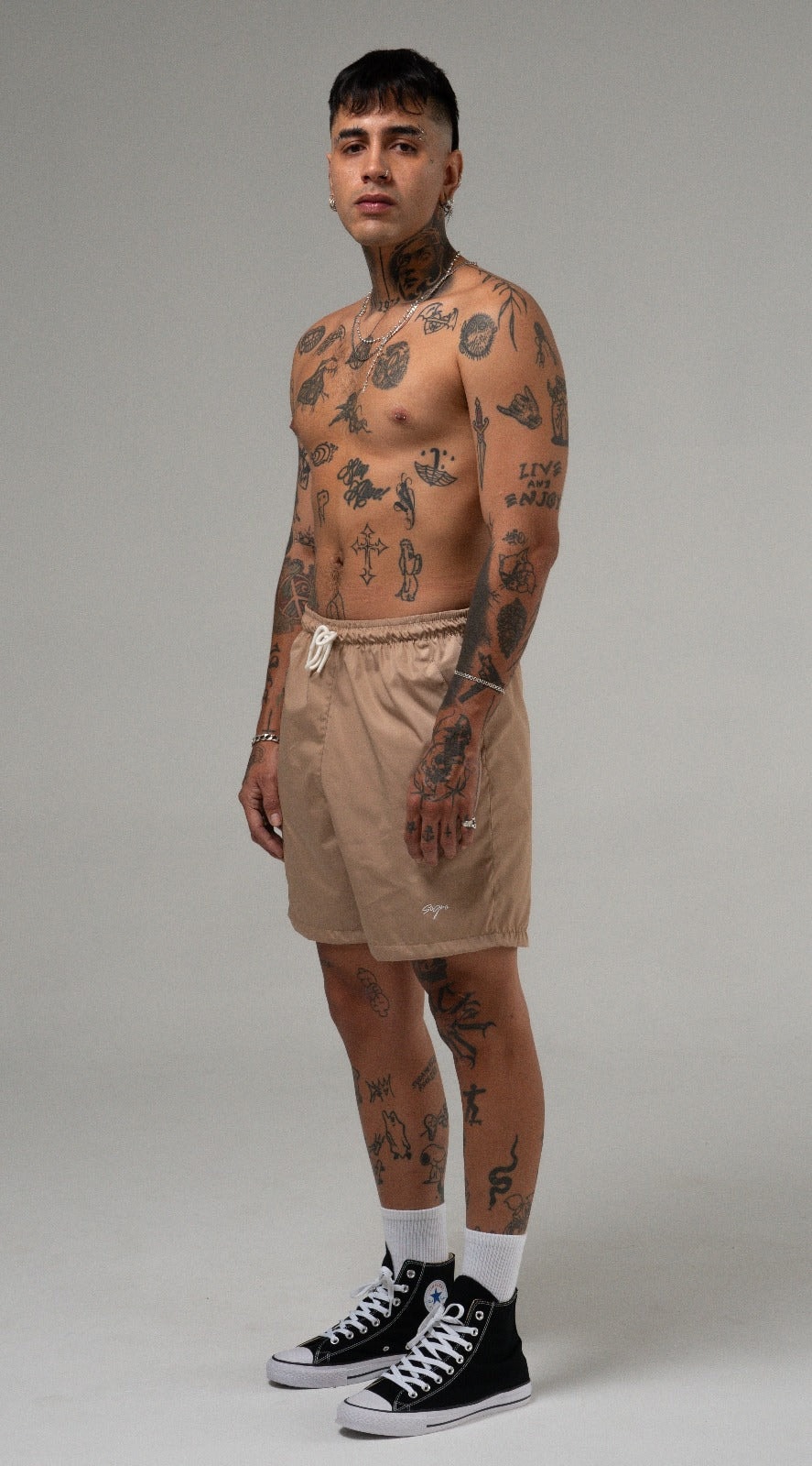 Short Basico Sgo-Caqui - imagen 1