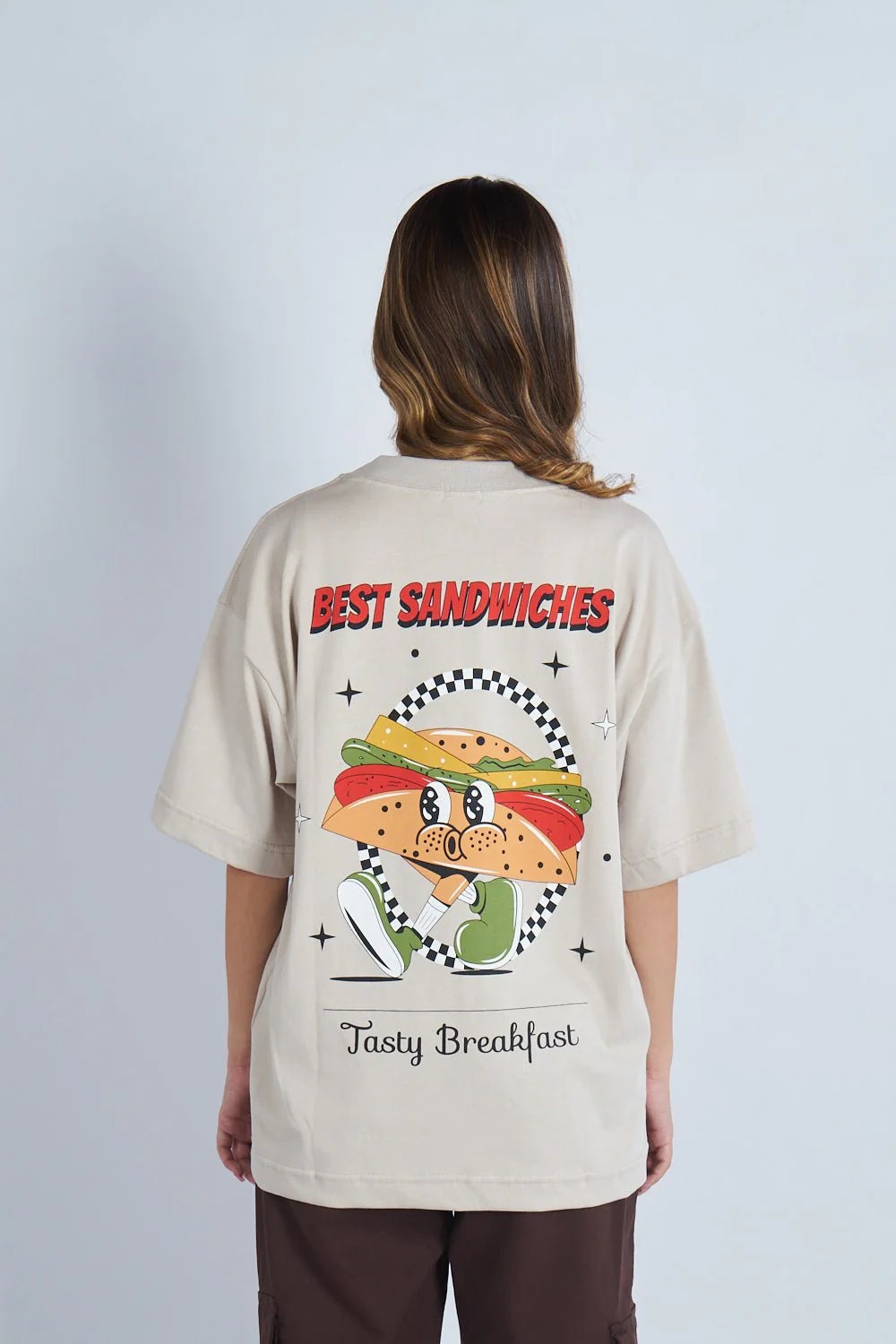 Camiseta oversize Best Sandwiches Marfil| DROP 03 | - imagen 1