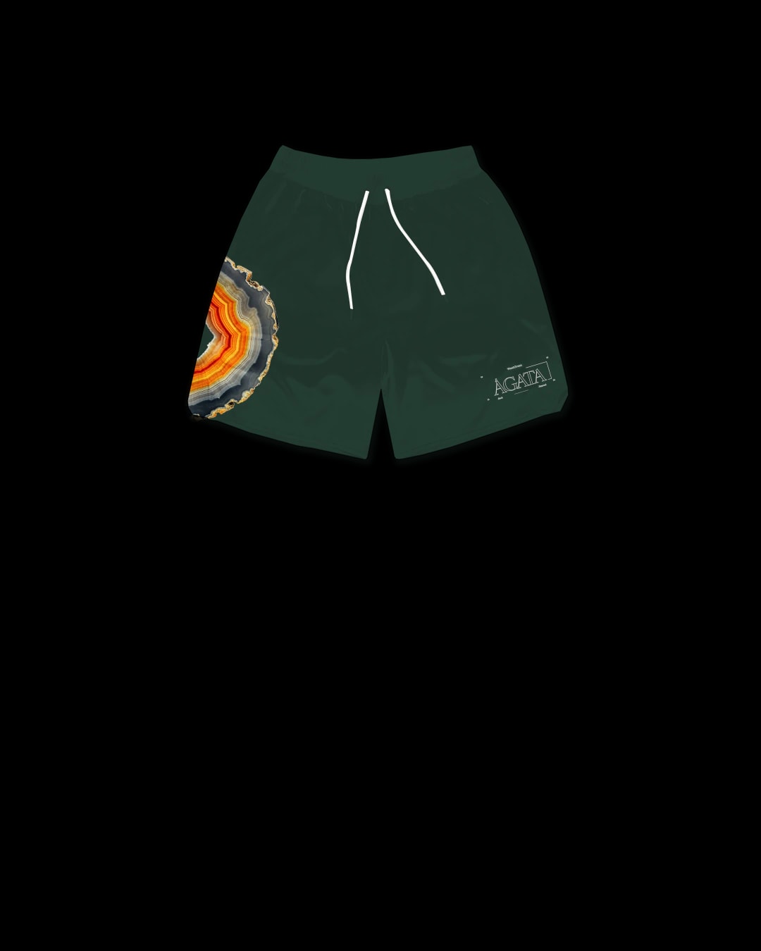 PANTALONETA ART NARANJA NEGRO - imagen 1