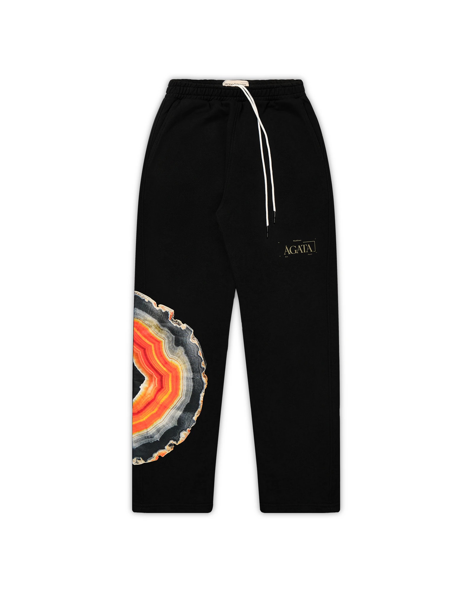 JOGGER RECTO  ART NARANJA NEGRO - imagen 1