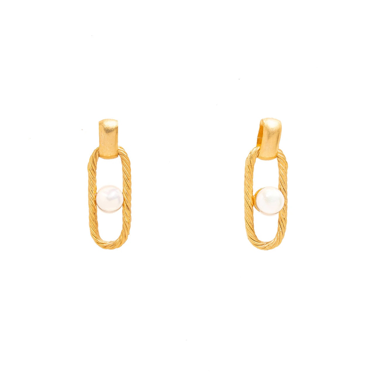 ARETES NEXO PERLA SENCILLOS - imagen 1