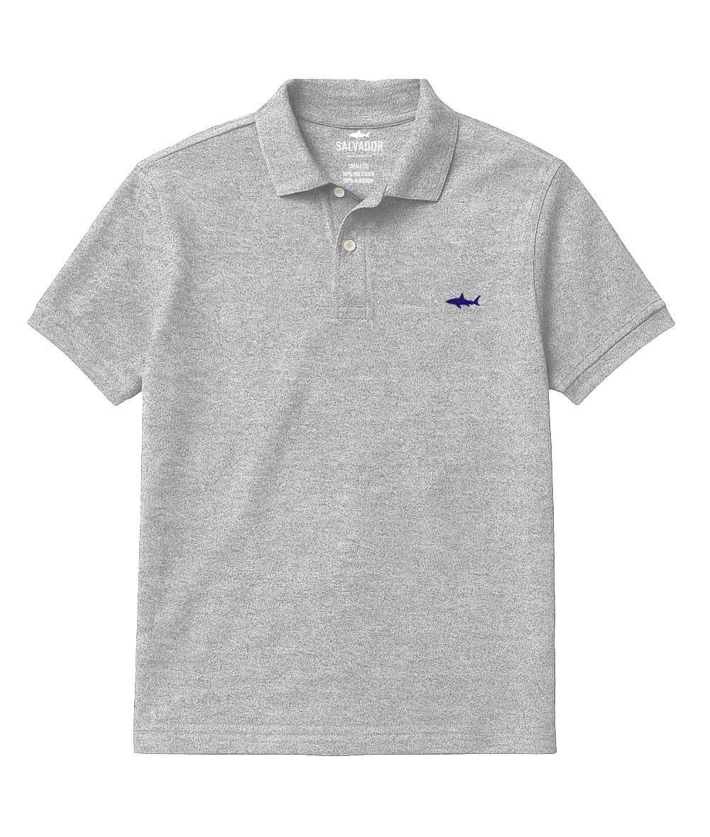 CAMISETA POLO GRIS - imagen 1