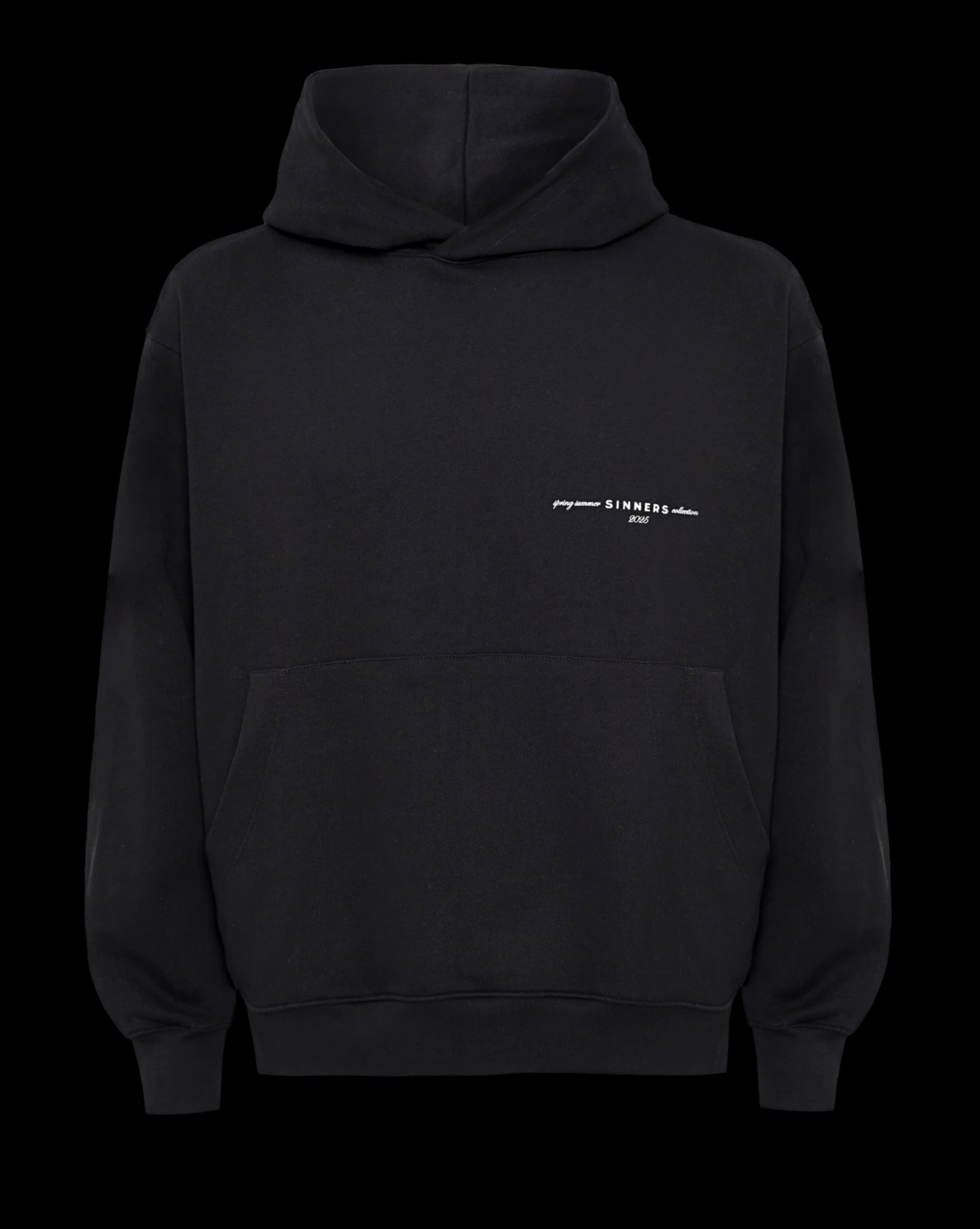 GARMENTS BLACK HOODIE - imagen 1