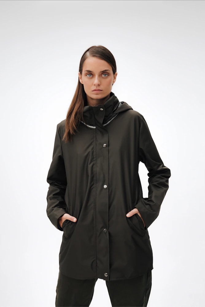 RAINCOAT OLIVE - imagen 1