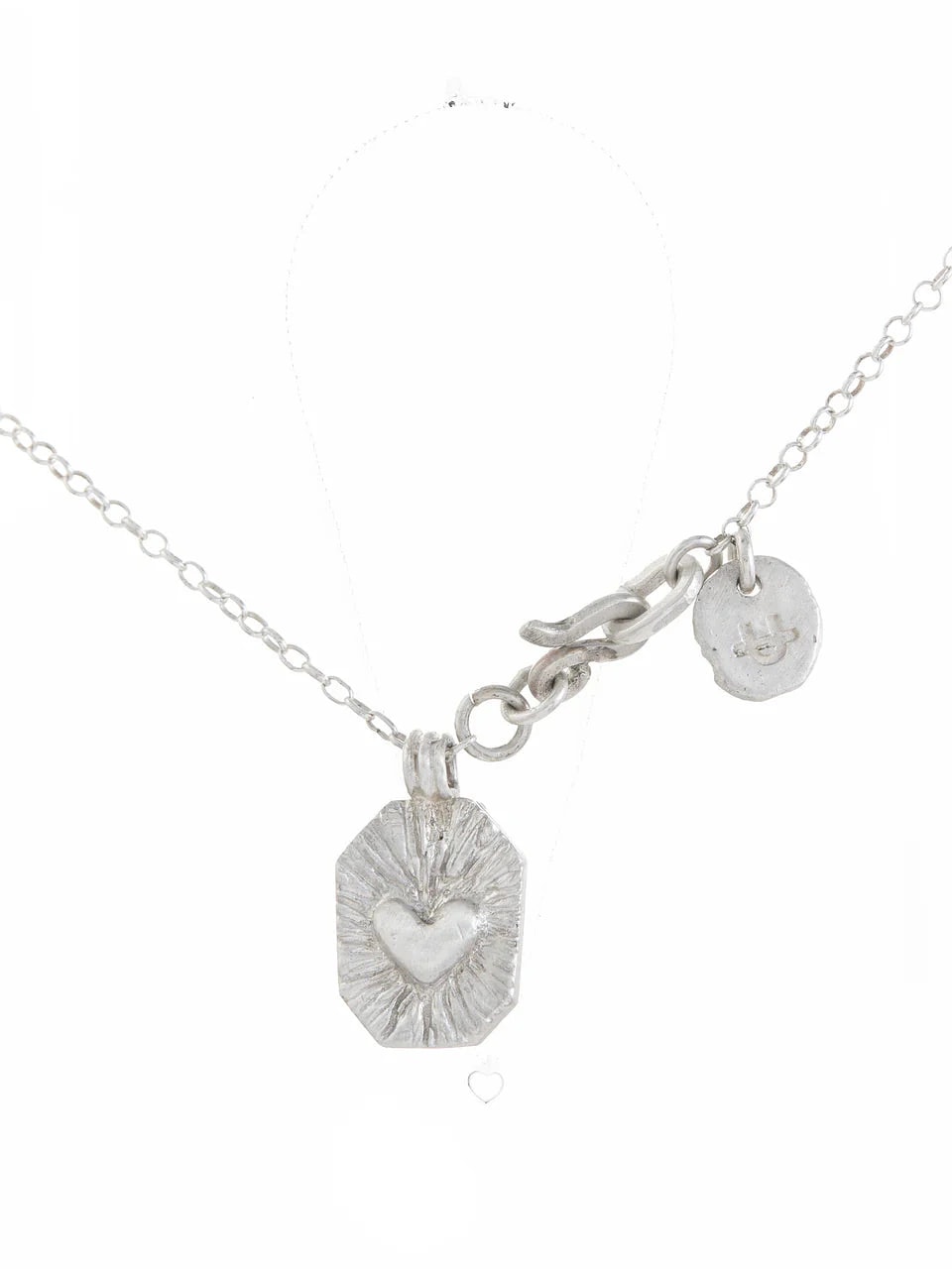 CARVED HEART NECKLACE - imagen 1
