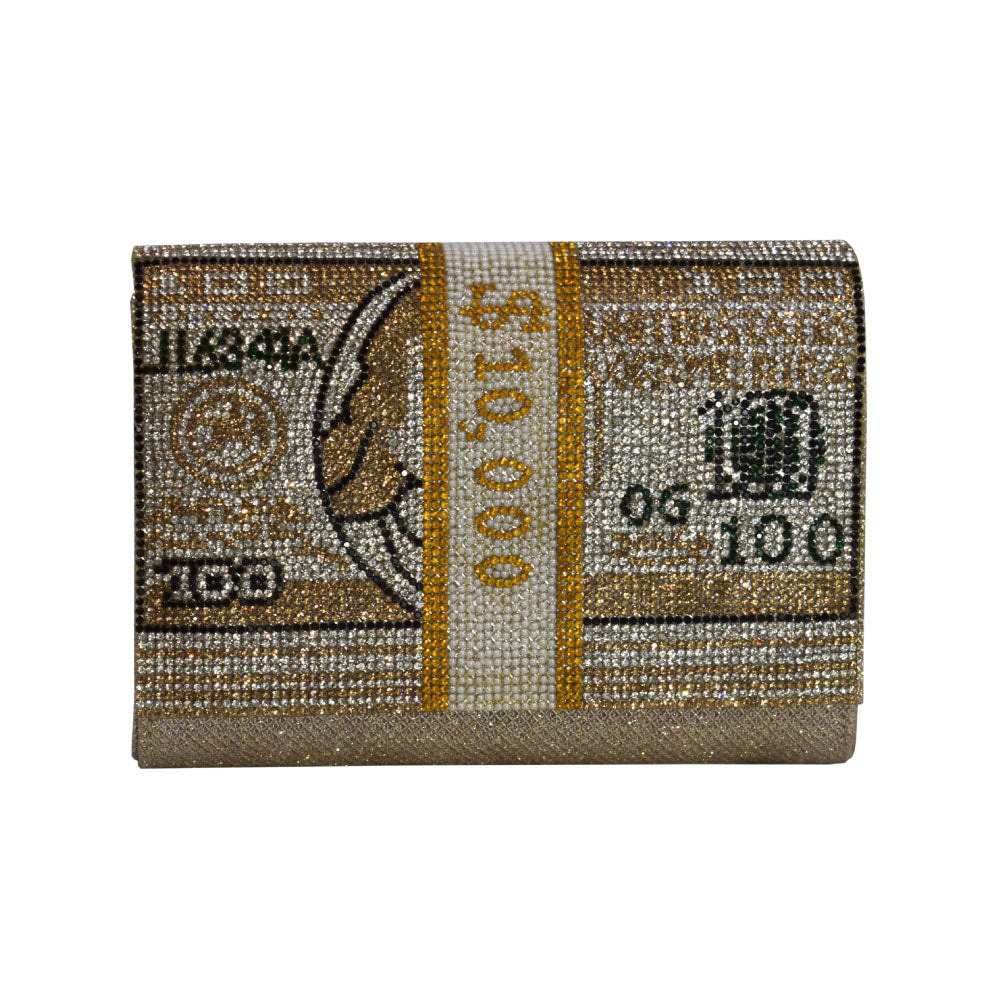 Large 10K Rhinestone Clutch - imagen 1