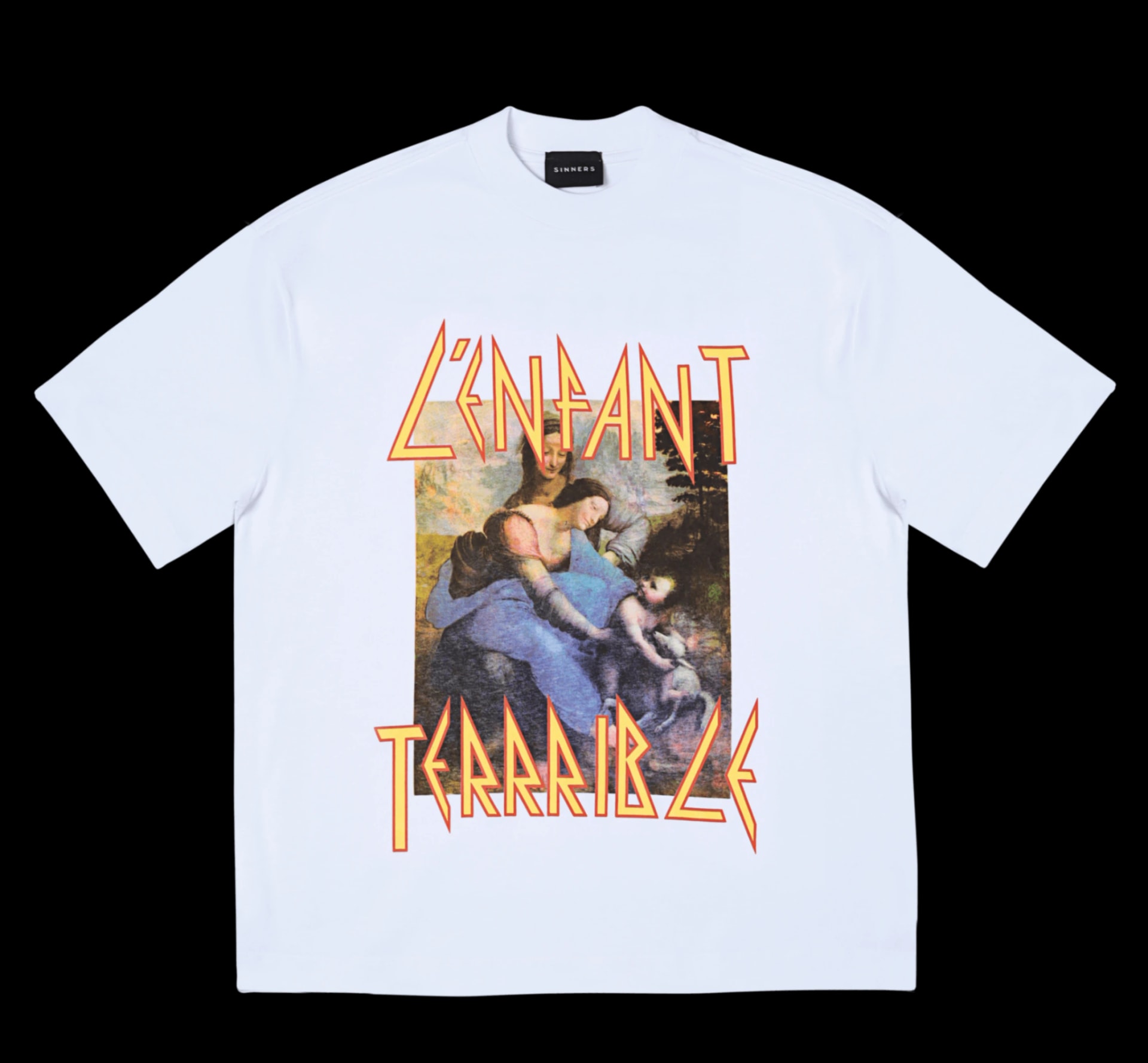L'ENFANT TERRIBLE WHITE T-SHIRT - imagen 1