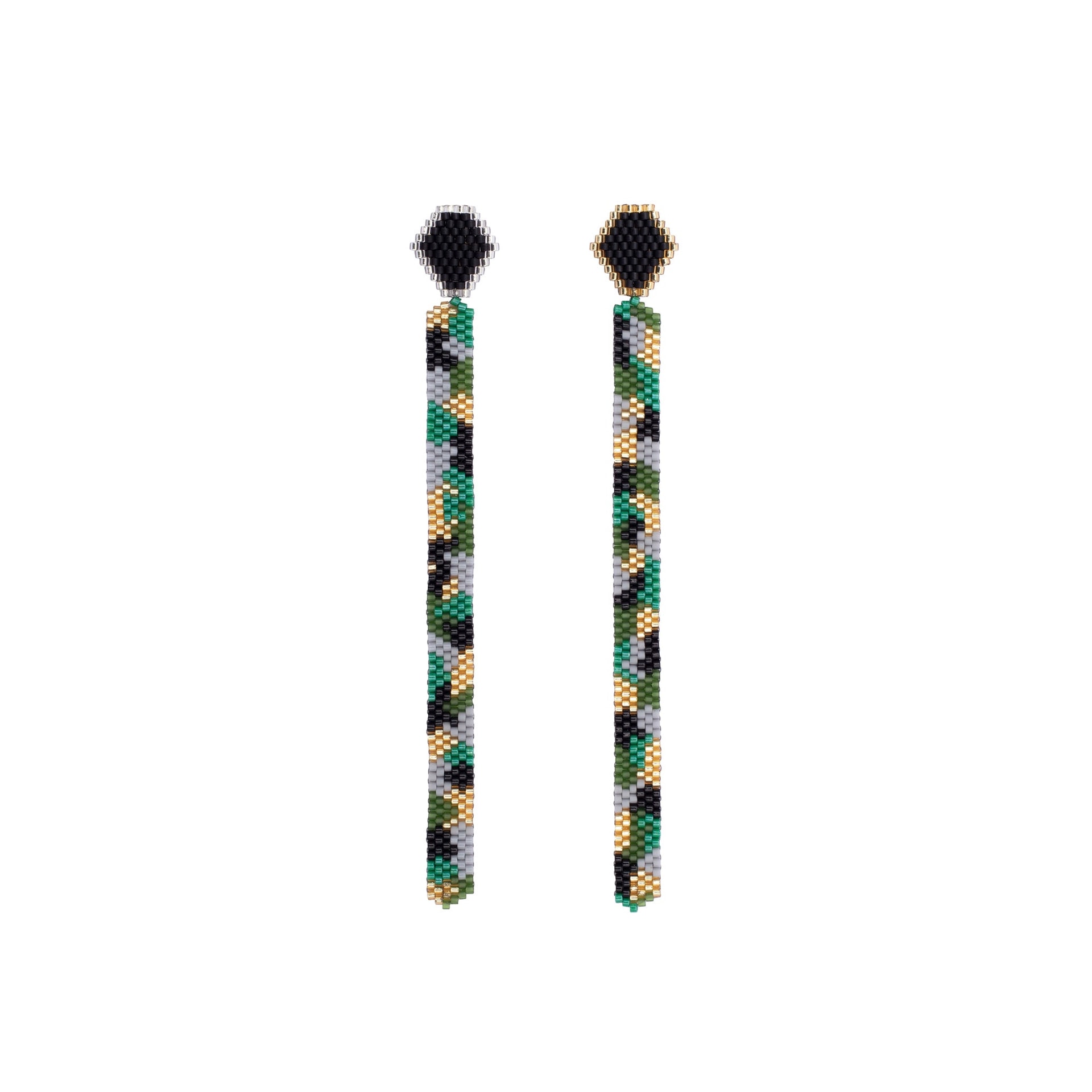 Aretes Lluvia Camuflada - imagen 1