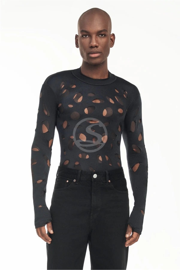 Mesh Holes Negro Santísimas Men Ref. S-632 - imagen 1