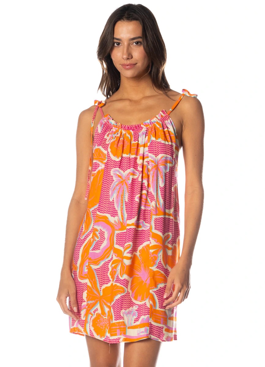 Maaji Flamingo Glow Magnolia V Short Dress - imagen 1