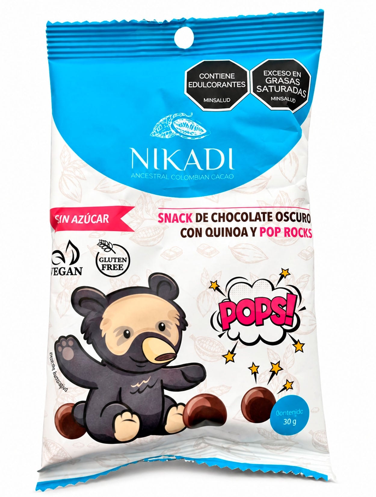 SNACK DE QUINUA POP ROCKS 30GR - imagen 1