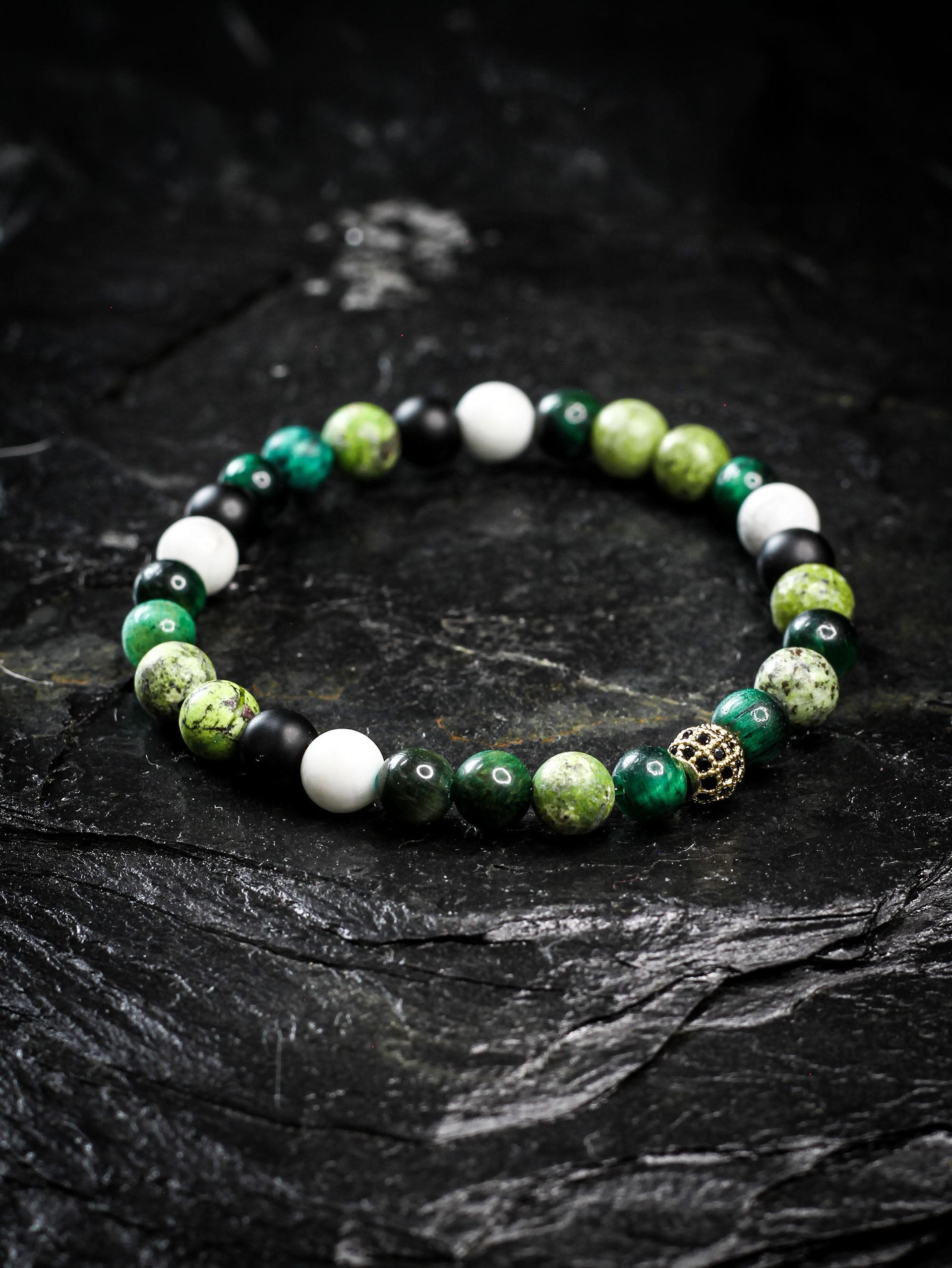 Brazalete Tigre Blanco 6mm - imagen 1